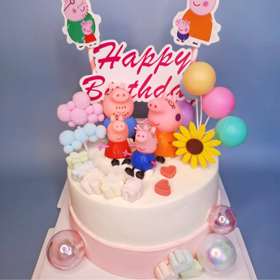 佩佩豬造型蛋糕-永和生日蛋糕-中和生日蛋糕