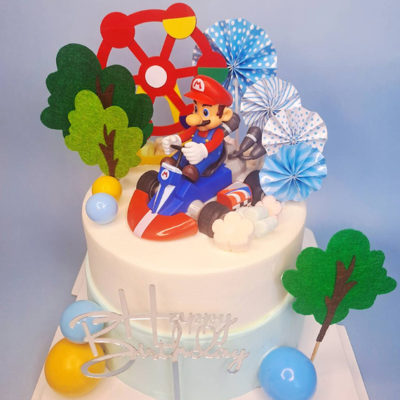 超級馬力歐生日蛋糕-超級瑪莉歐生日蛋糕-永和生日蛋糕推薦-中和生日蛋糕推薦