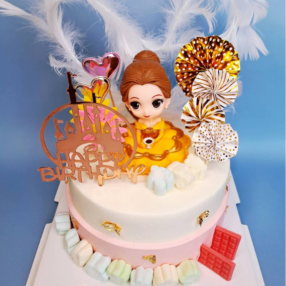 貝兒造型蛋糕-公主蛋糕-永和生日蛋糕-中和生日蛋糕