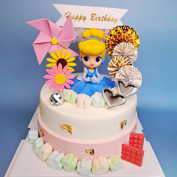 灰姑娘生日蛋糕-公主蛋糕-永和生日蛋糕-中和生日蛋糕