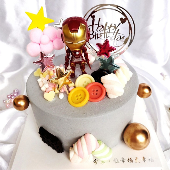 鋼鐵人造型蛋糕-永和生日蛋糕-中和生日蛋糕