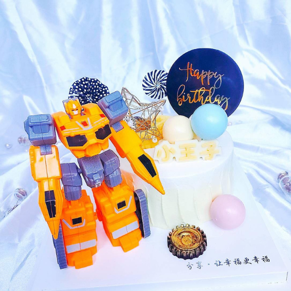 迷你特攻隊生日蛋糕-機甲變身-機器人蛋糕-永和蛋糕推薦-中和蛋糕推薦