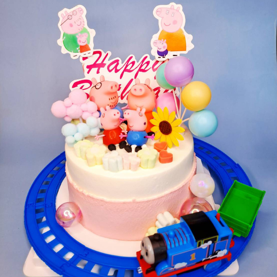 佩佩豬生日蛋糕-永和生日蛋糕-中和生日蛋糕