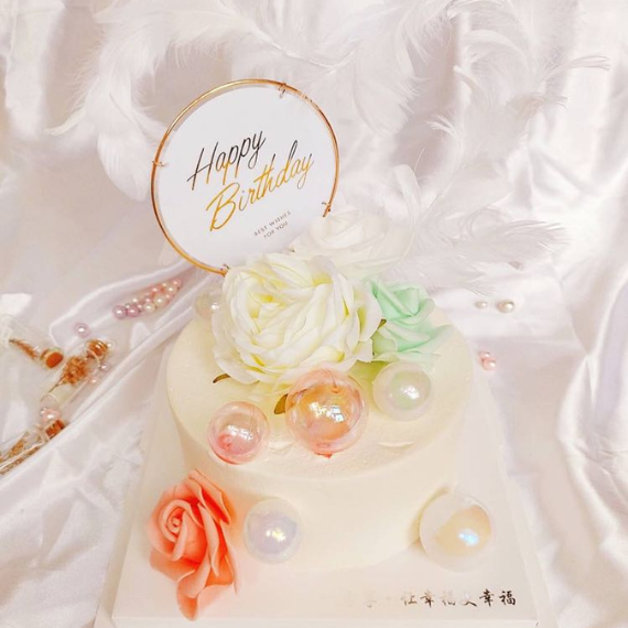 玫瑰花生日蛋糕-永和生日蛋糕-中和生日蛋糕